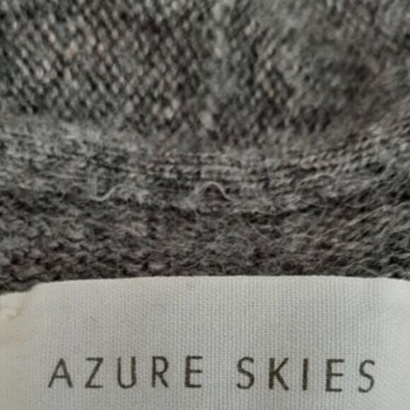 AZURE SKIES / Aritzia Lenox Sweater Cardigan Relaxed Fit Grey Sz XXS - Picture 11 of 15